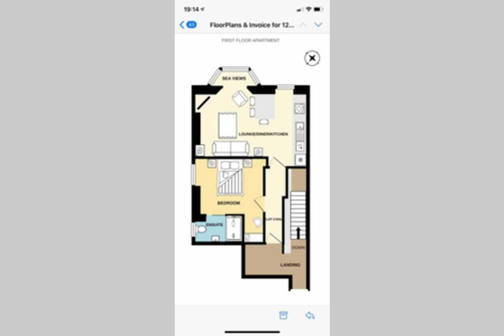 New Quay Spacious 1 Bedroom Apartment With Sea Views מראה חיצוני תמונה